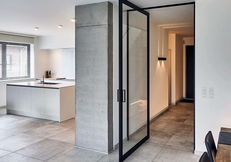 RESIDENTIAL STEEL PROJECTS - Pivot Doors - ENVISION STEEL DOORS